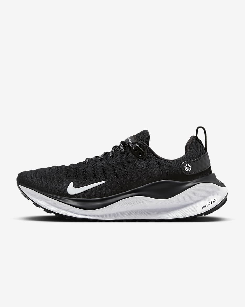 Nike Women s ReactX Infinity Run Flyknit 4 Black Grey 9.5